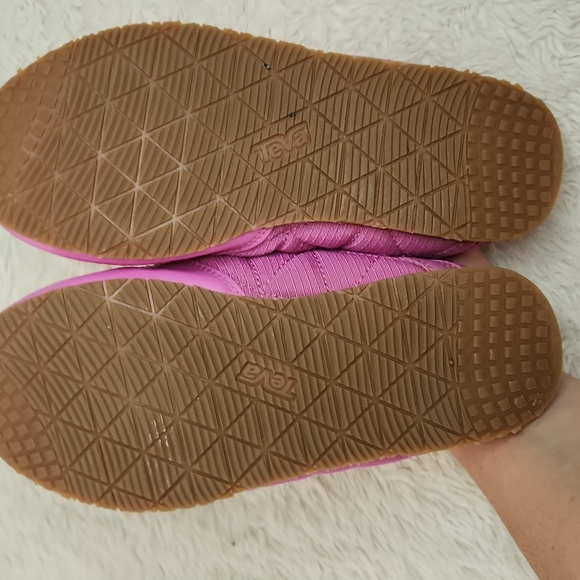 Girls /Kids Teva Reember Loafer Shoes Pink Sz 2 - Picture 9 of 12
